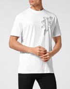 PHILIPP PLEIN T-Shirt Round Neck Ss Wire Frame Men