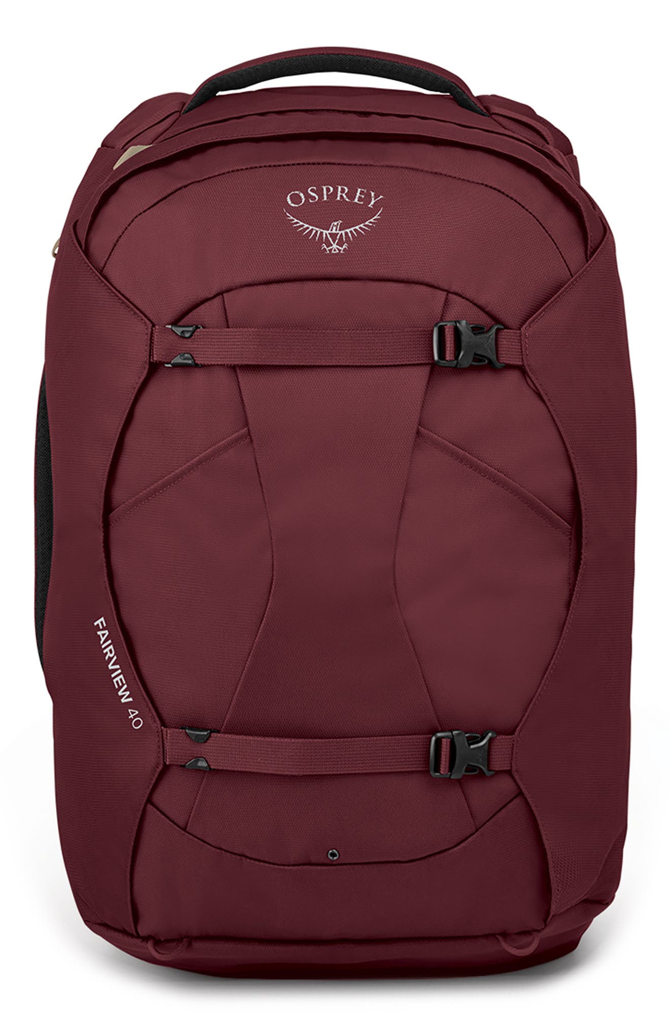 red osprey bag
