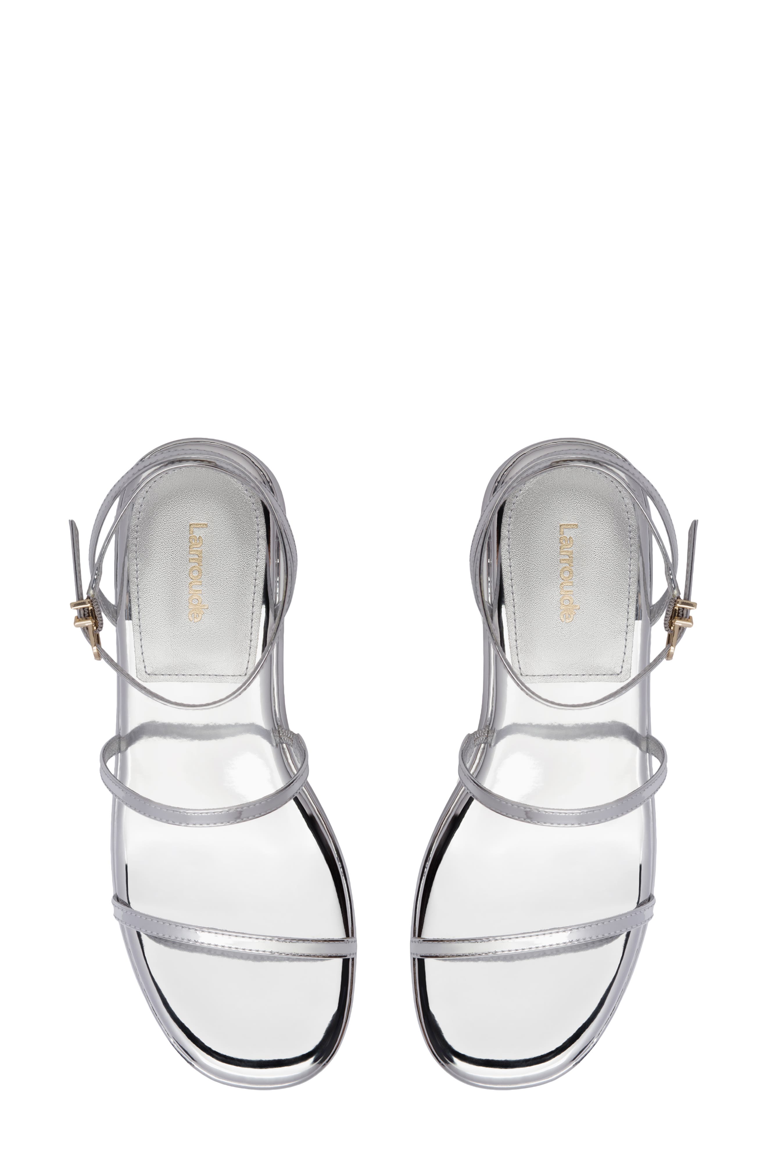 Larroudé Gio Platform Sandal, Alternate, color, 