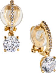 Nadri Modern Love Clip-On Earrings