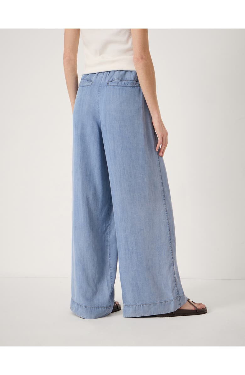 Hush Petunia Chambray Trousers, Alternate, color, Light Washed Denim