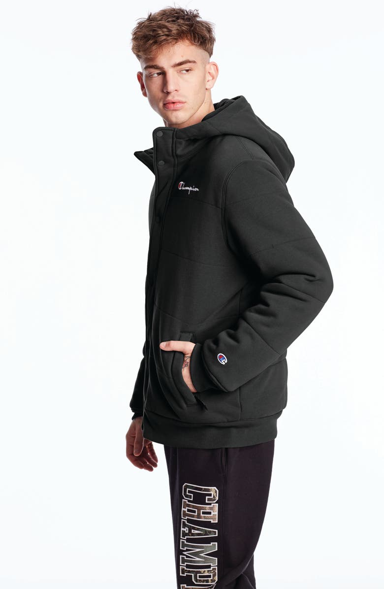 Champion Reverse Weave Puffer Jacket, Alternate, color,