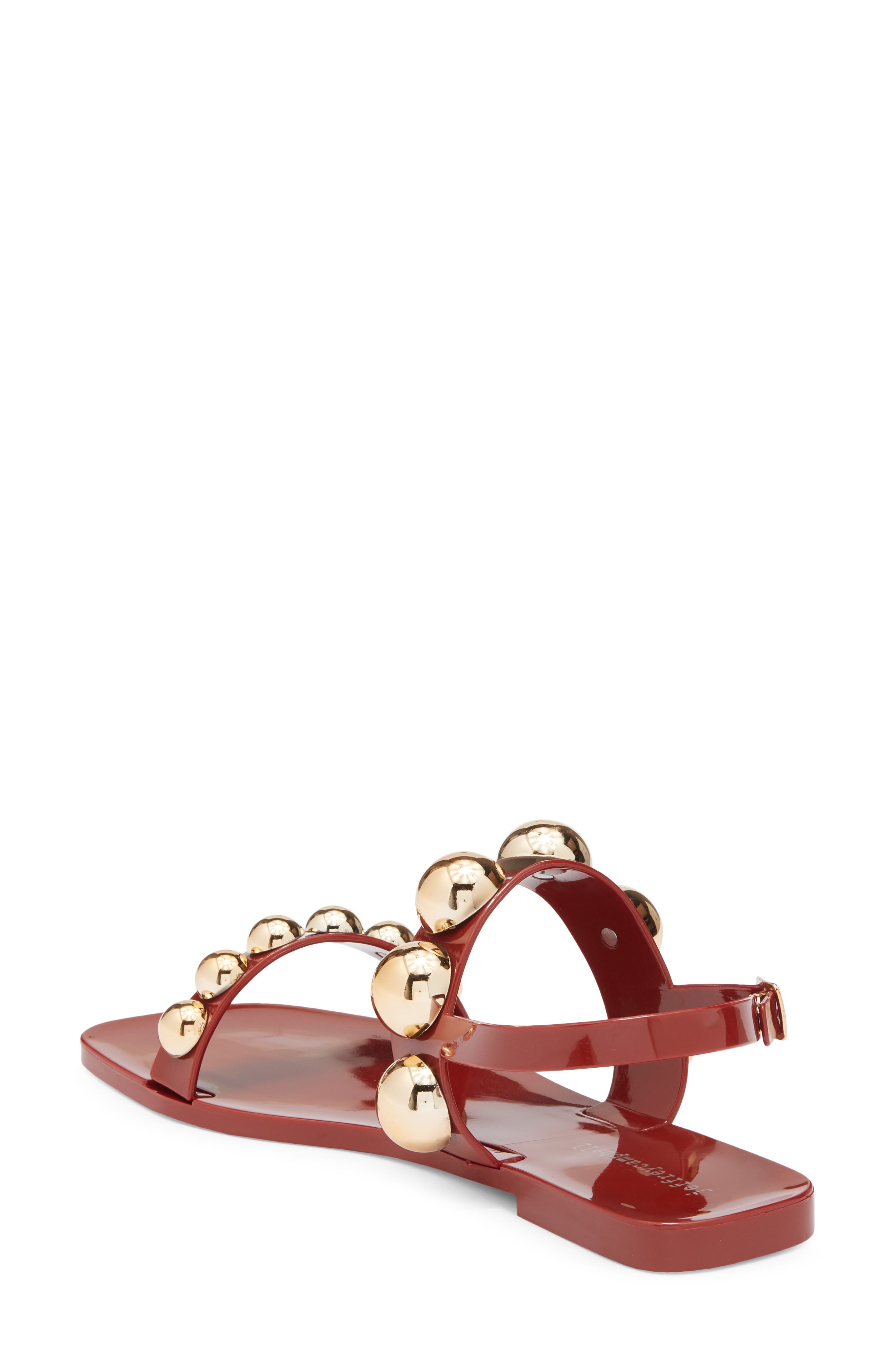 Jeffrey Campbell Gum-Drop Jelly Sandal, Alternate, color, Rust Gold