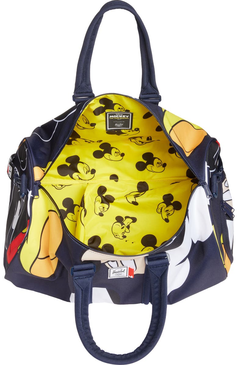 Herschel Supply Co. Disney x Herschel Supply Co. Novel Mickey Mouse Print Duffel Bag, Alternate, color,