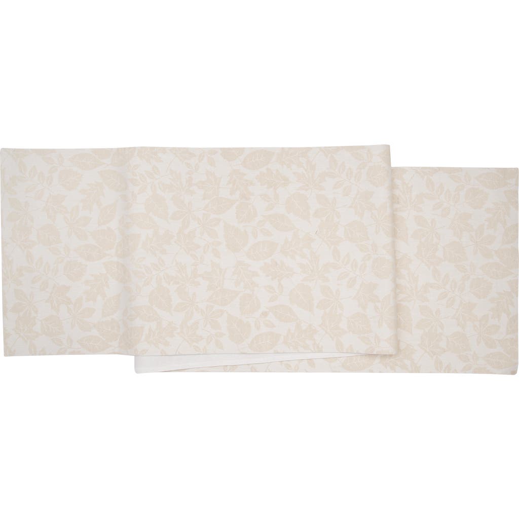 C & F Home C&f Home Warm Harvest Leaves Table Runner 14" X 72" In Neutral