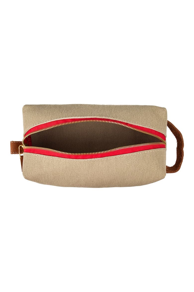 Water Resistant Monogram Travel Kit, Alternate, color, BEIGE
