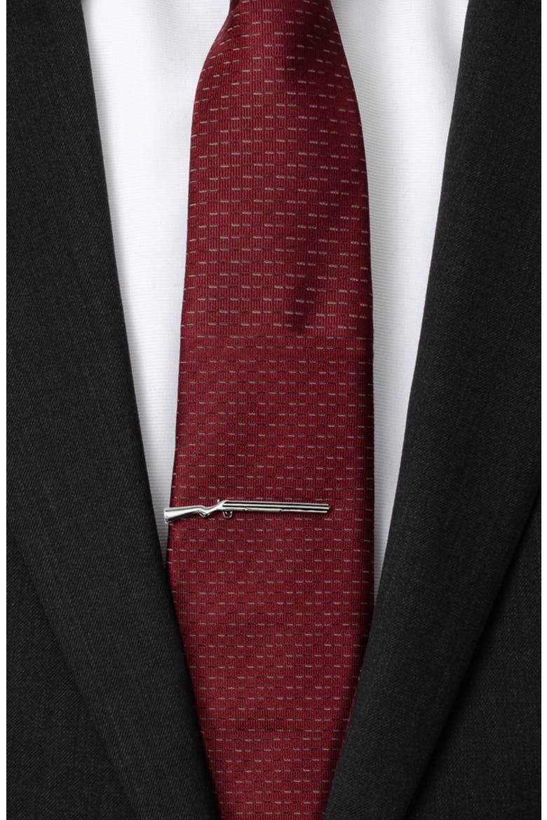 Hunters Cuff Links & Tie Clip Gift Set, Alternate, color, SILVER MULTI