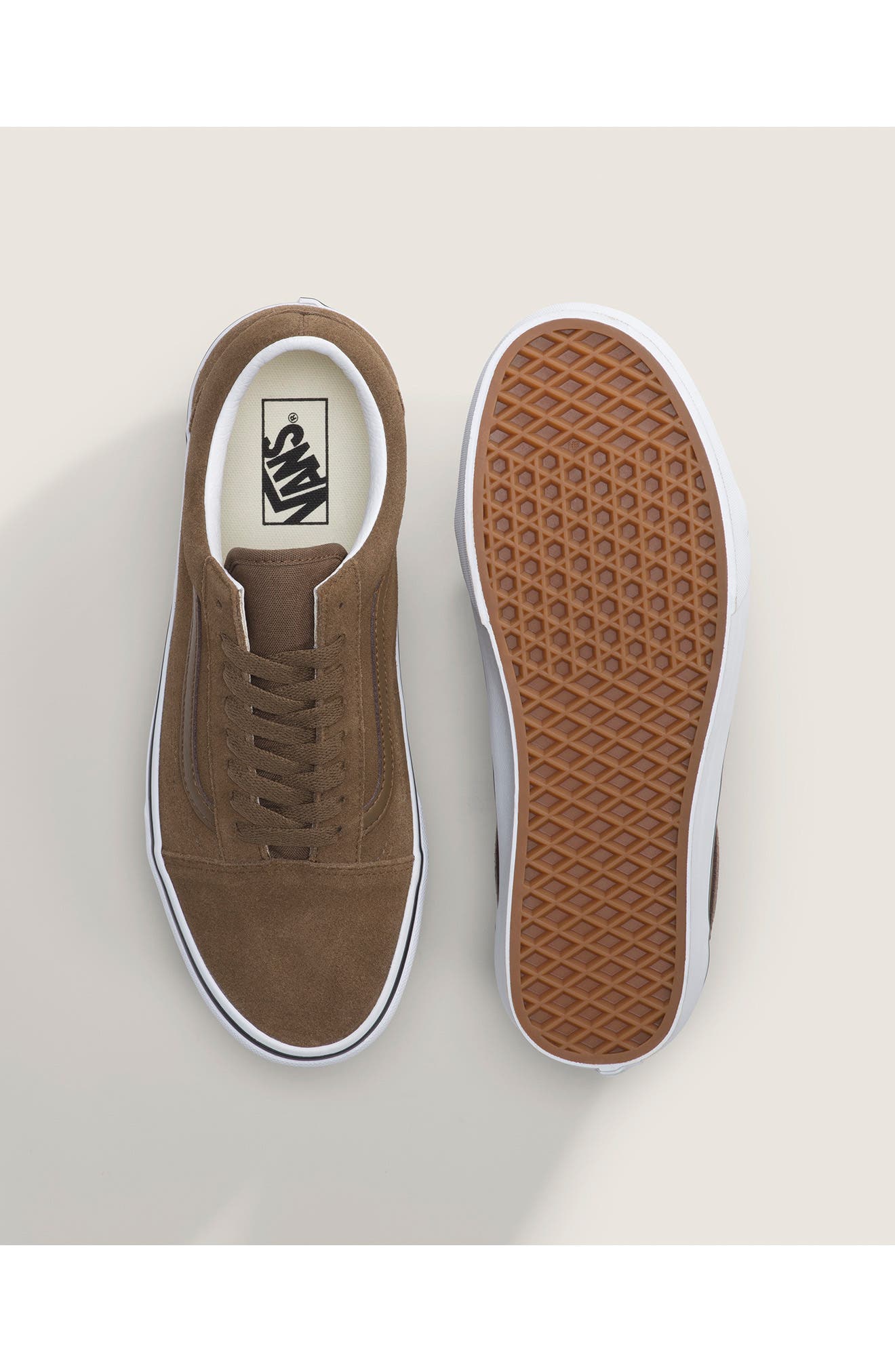 Vans Old Skool Sneaker, Alternate, color, Suede Sepia