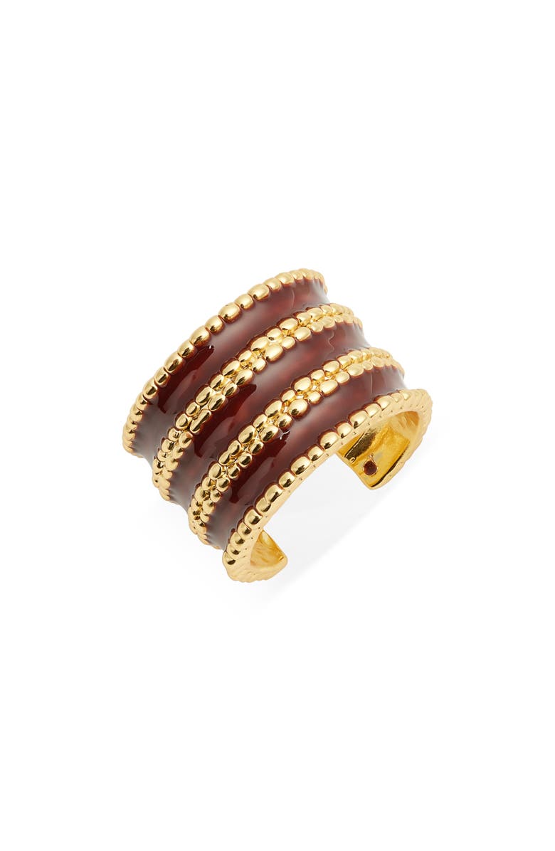 Karine Sultan Espresso Ring, Main, color, Gold
