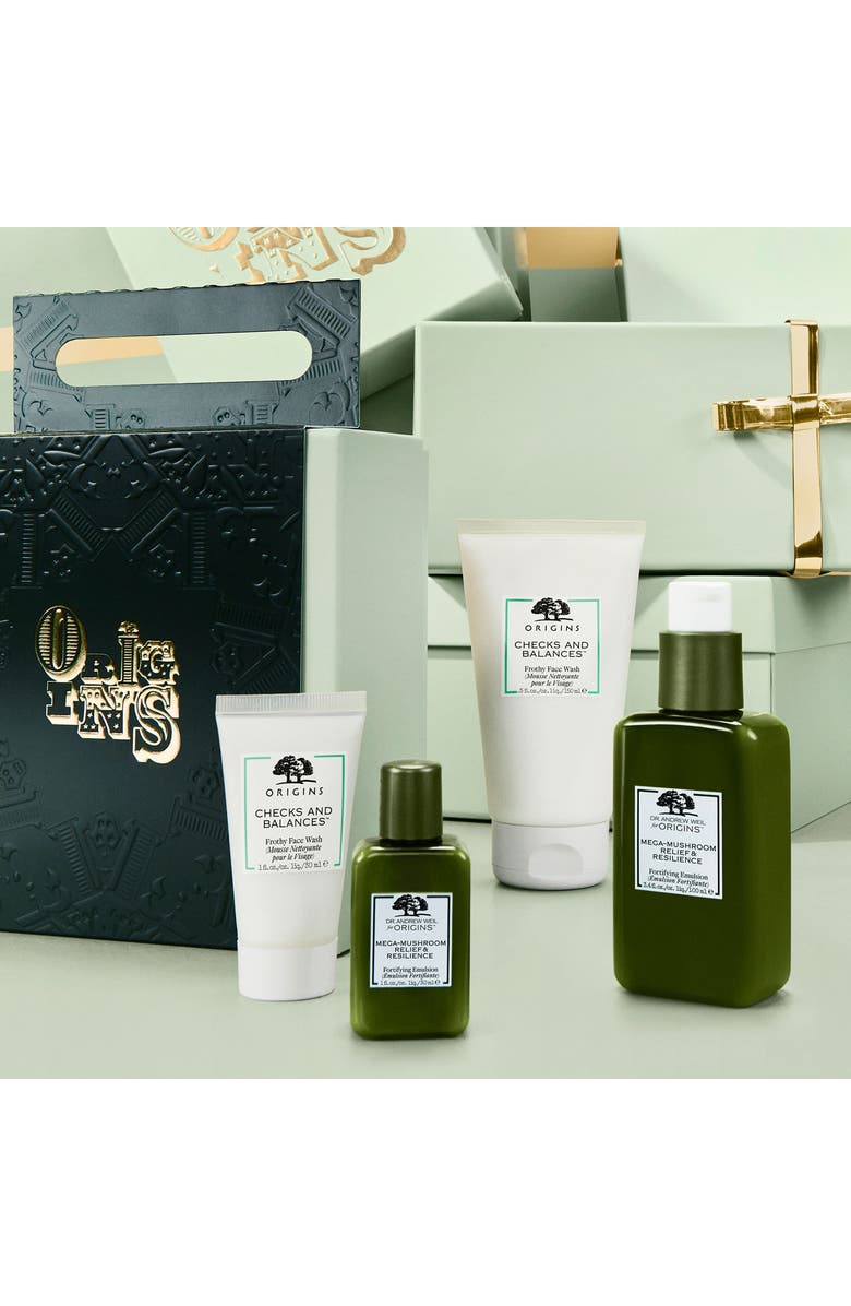 Origins Double the Fun Home & Away Cleanser & Moisturizer Set USD $82 Value, Alternate, color, 