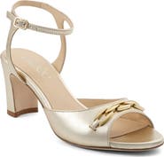 Elizée Tessa Sandal Leather Block Heel