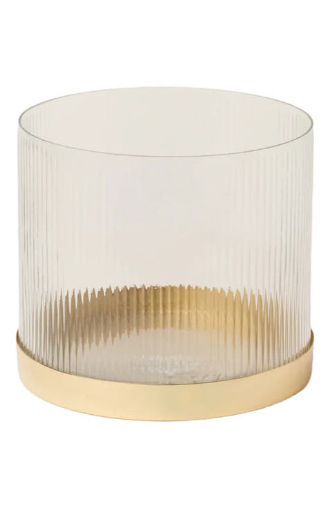 Fluted Glass Vase