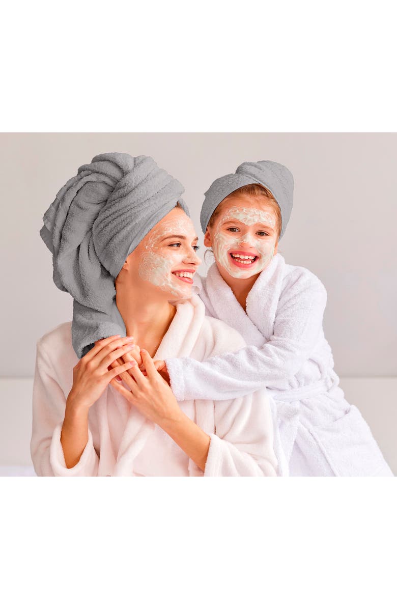 Martex Ringspun 6-Piece Bath Towel Set, Alternate, color, Silver