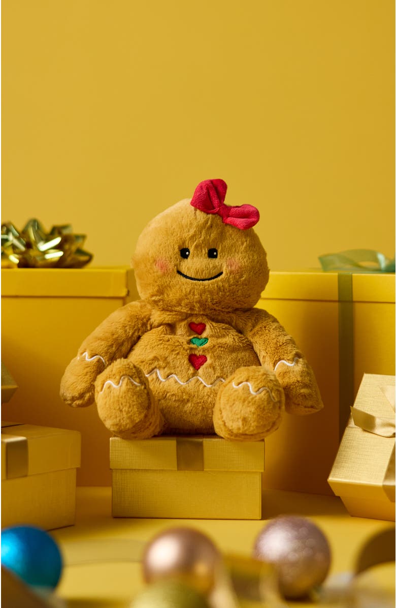 Warmies Gingerbread Girl Plush Toy, Alternate, color, 