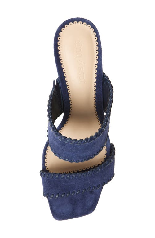 Cinq À Sept Sutton Whipstitch Sandal In Blue
