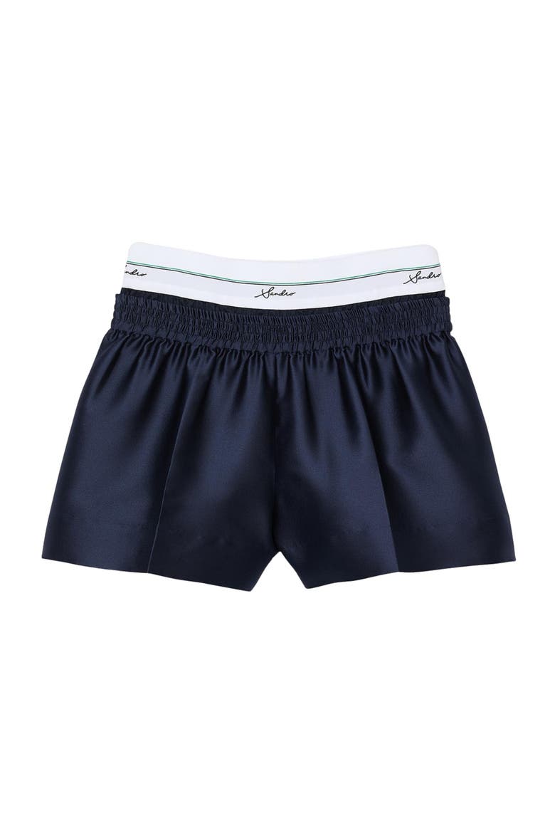 Satin 2-in-1 effect shorts, Alternate, color, Midnight blue