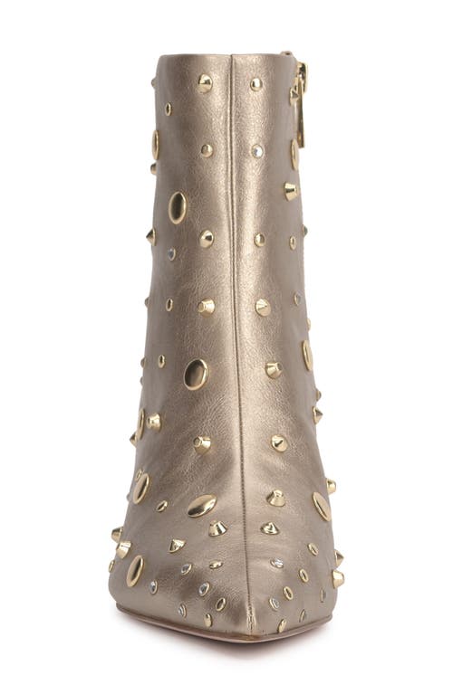 Jessica Simpson Viviana Pointed Toe Bootie In Gold