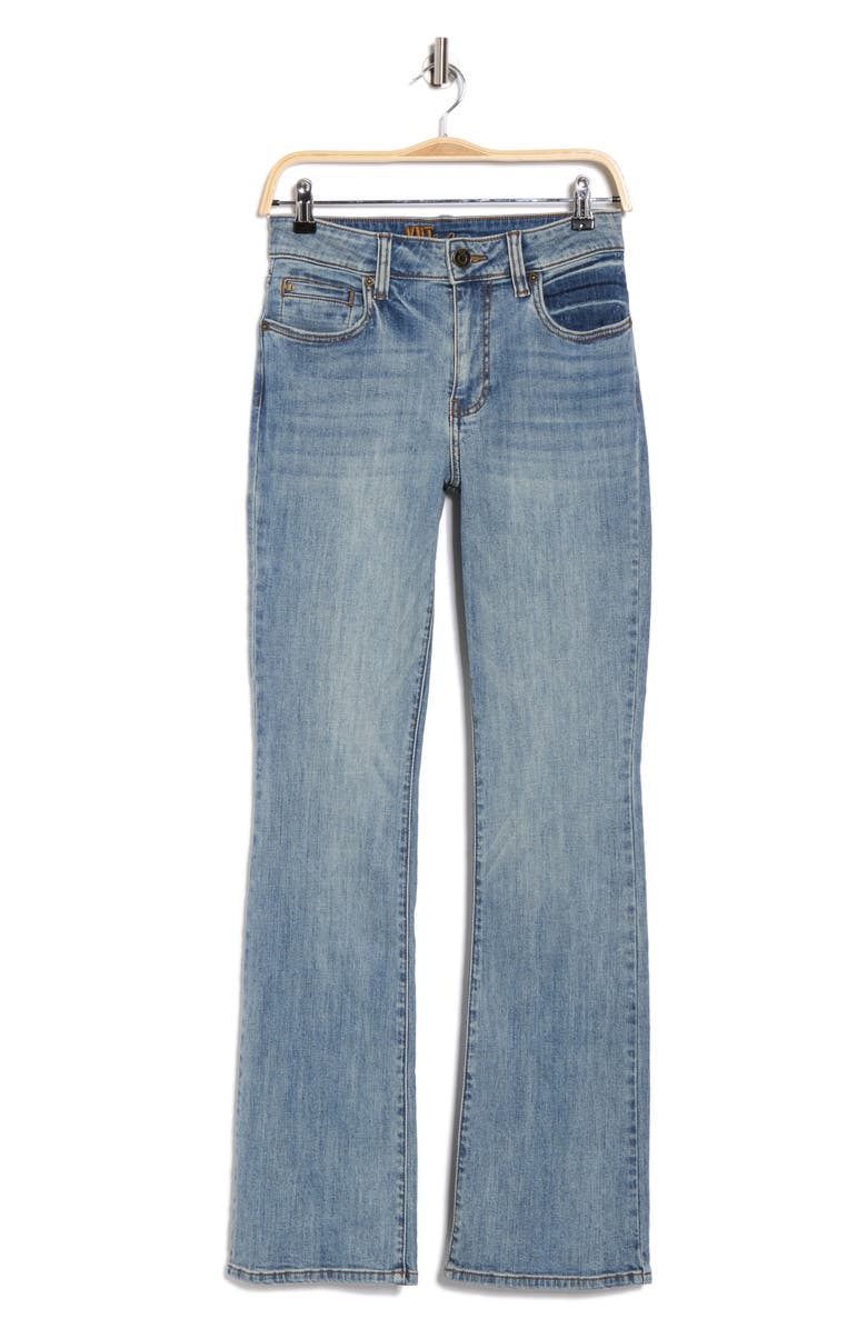 KUT from the Kloth Nicole Low Rise Bootcut Jeans, Alternate, color, Poplar Clean