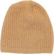 Portolano Raindrop Stitch Cashmere Beanie