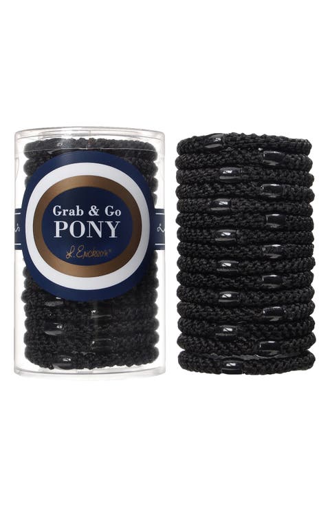Grab & Go 15-Pack Braided Ponytail Holders
