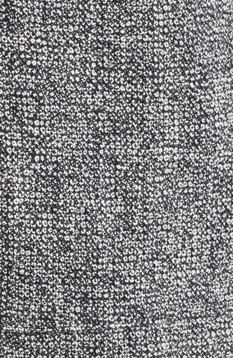 Eileen Fisher Stretch Organic Cotton Longline Blazer, Alternate, color, Blkwh