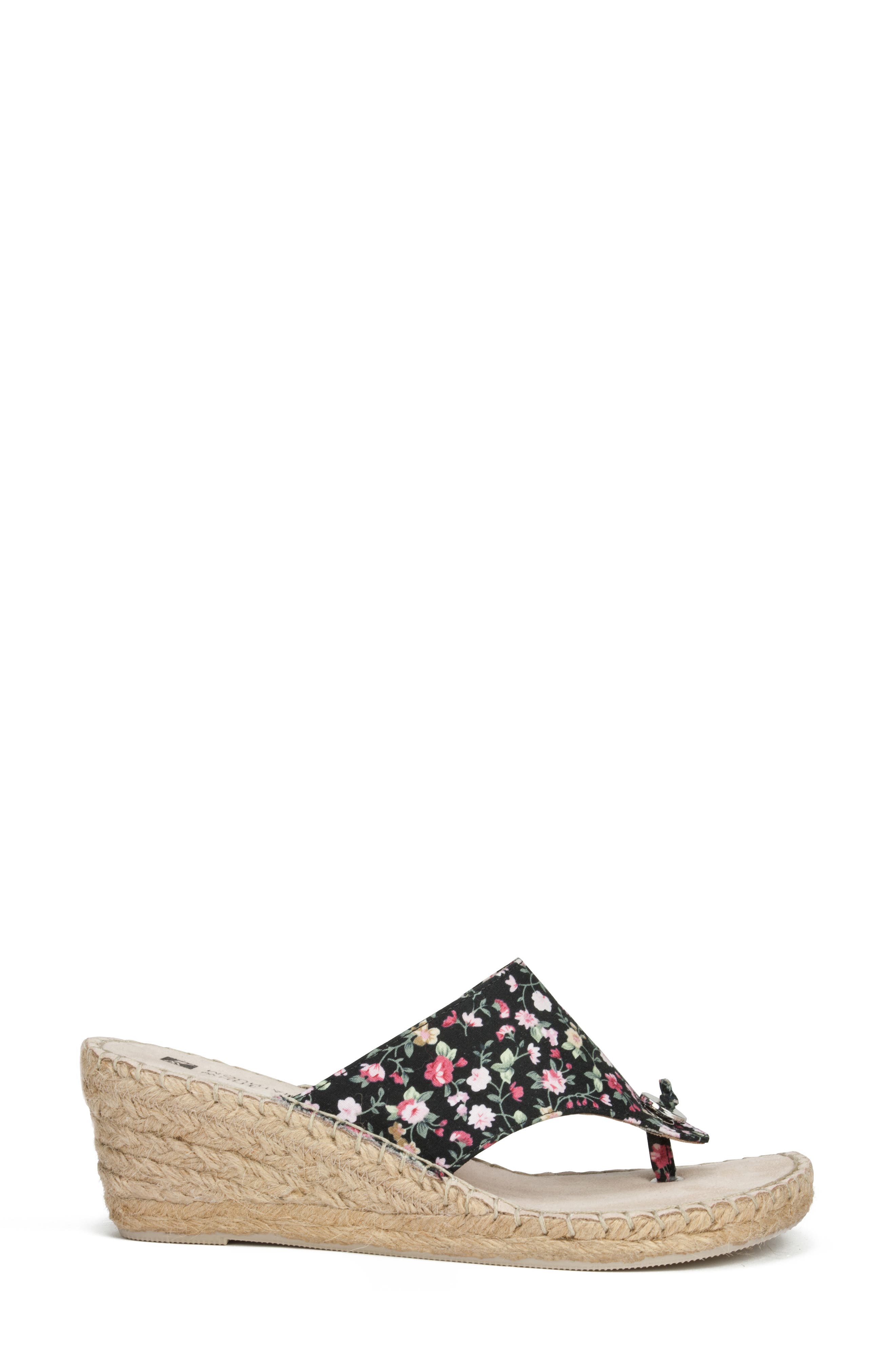 White Mountain Footwear Beachball Espadrille Wedge Sandal, Alternate, color, 