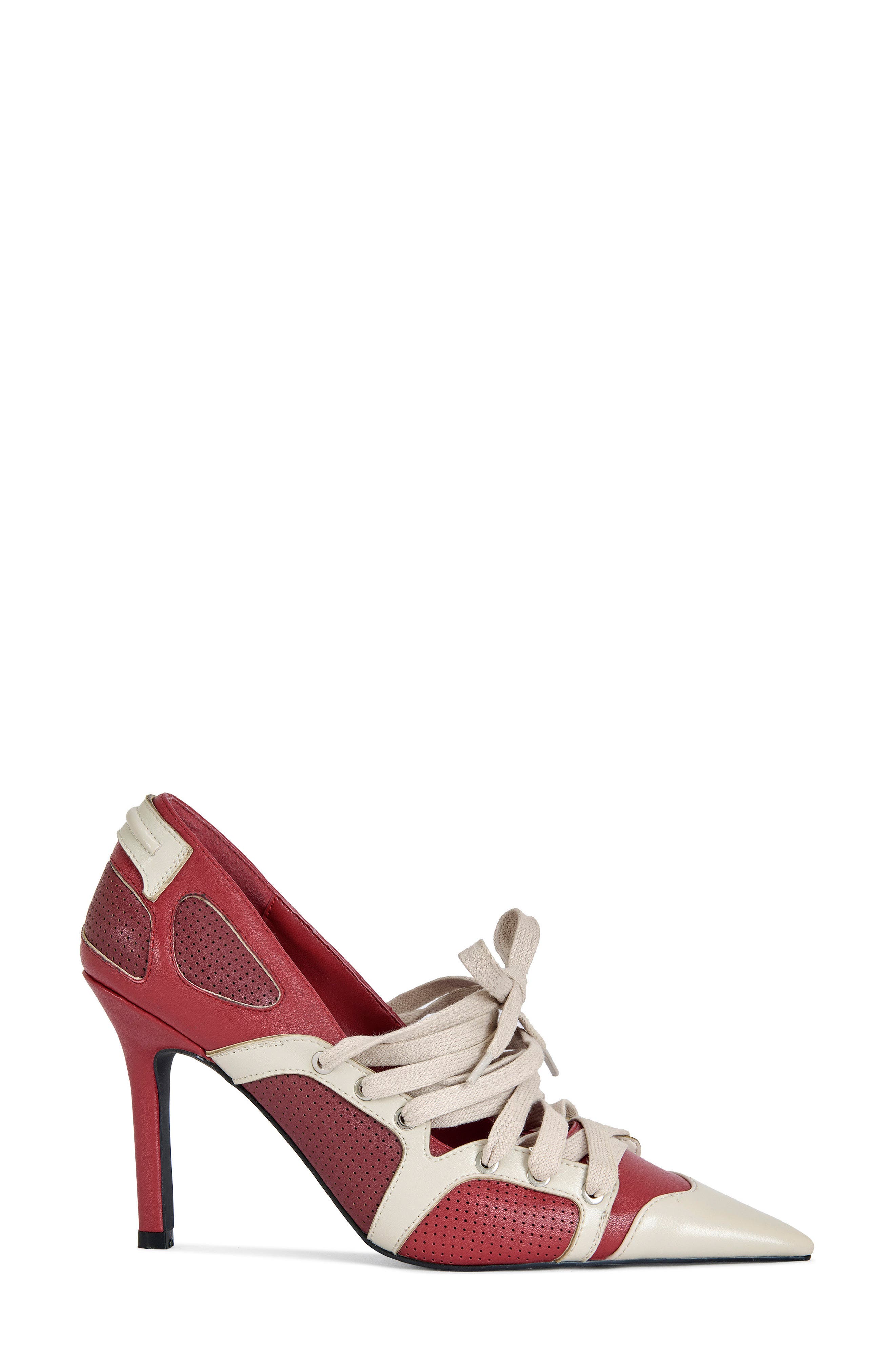 AZALEA WANG Firestring Pointed Toe Pump, Alternate, color, 