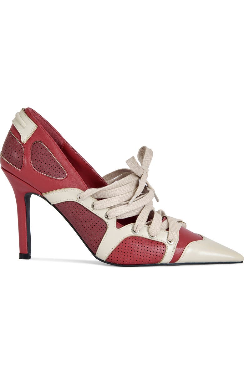 AZALEA WANG Firestring Pointed Toe Pump, Alternate, color,