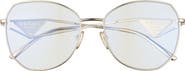 Prada 57mm Irregular Sunglasses