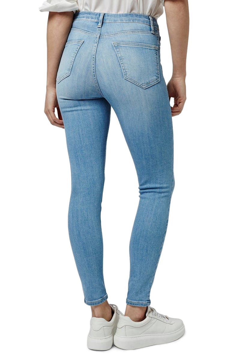 Topshop Jamie High Waist Skinny Jeans, Alternate, color, 