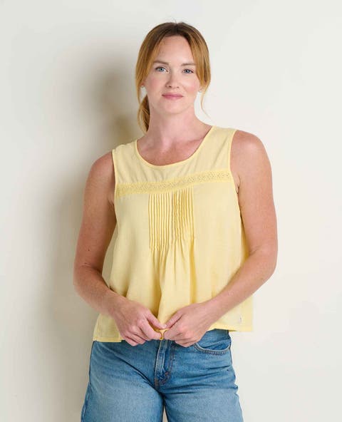 Manzana Pin Tuck Tank