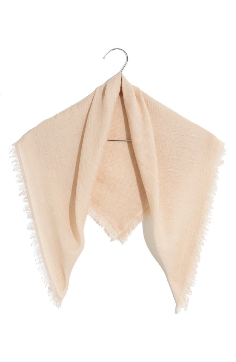 Madewell Cashmere Bandana Scarf, Main, color, 