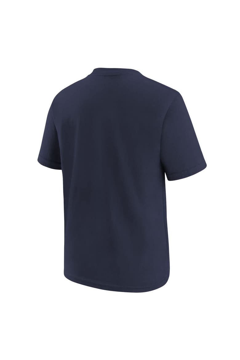 Youth Nike Navy Denver Broncos Logo T-Shirt, Alternate, color, Navy