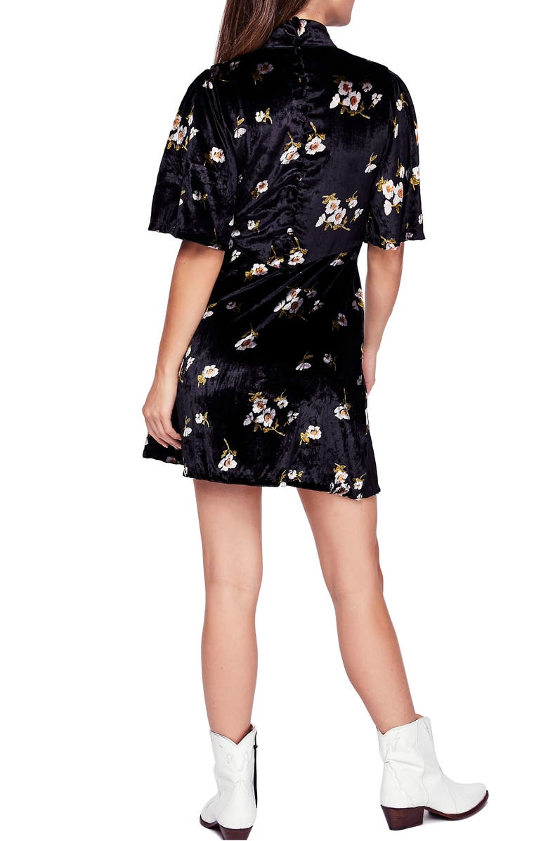 Free People Be My Baby Velvet Dress, Alternate, color,