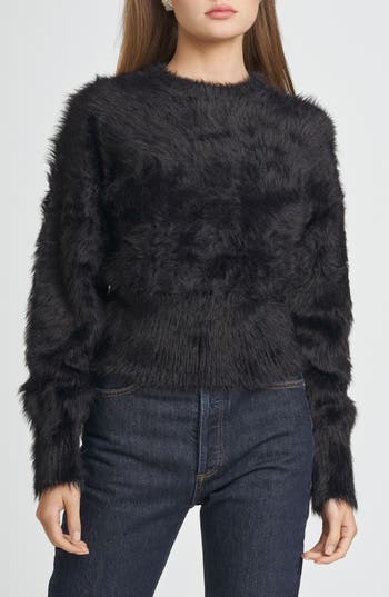 WAYF WAYF KIMIA FUZZY SWEATER 