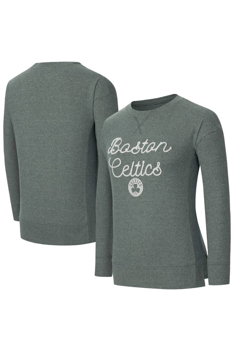 Women's Concepts Sport  Hunter Green Boston Celtics Rigor Long Sleeve Jersey T-Shirt, Main, color, Hunter Green