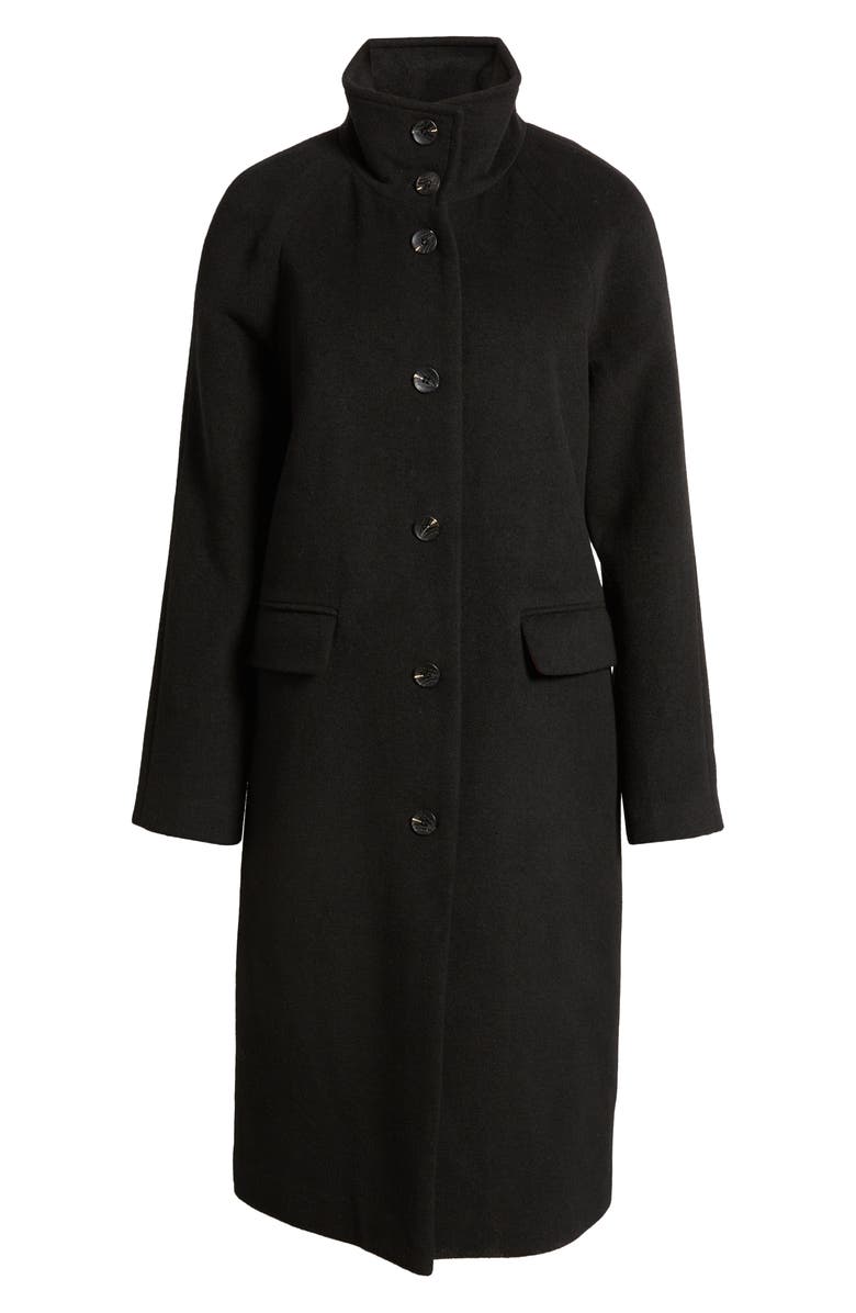 Avec Les Filles Single Breasted Wool Blend Coat, Alternate, color,