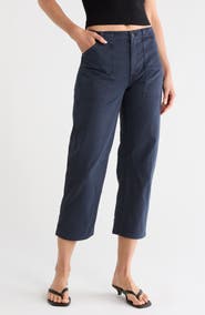 Madewell Darted Barrel Leg Pants