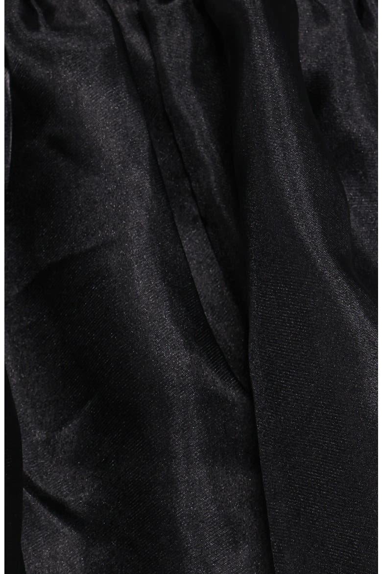 Solenne Puff Sleeve Peplum Blouse, Alternate, color, BLACK
