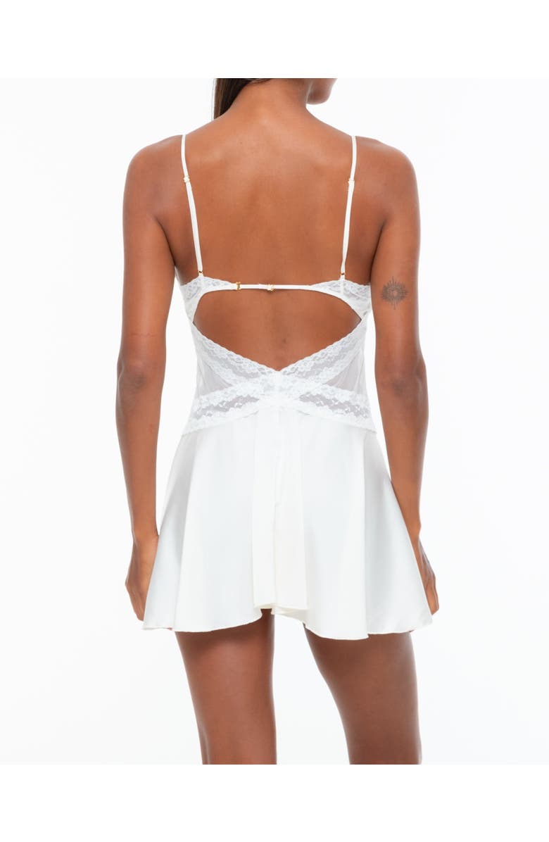 One Empire Cora Babydoll, Alternate, color, White