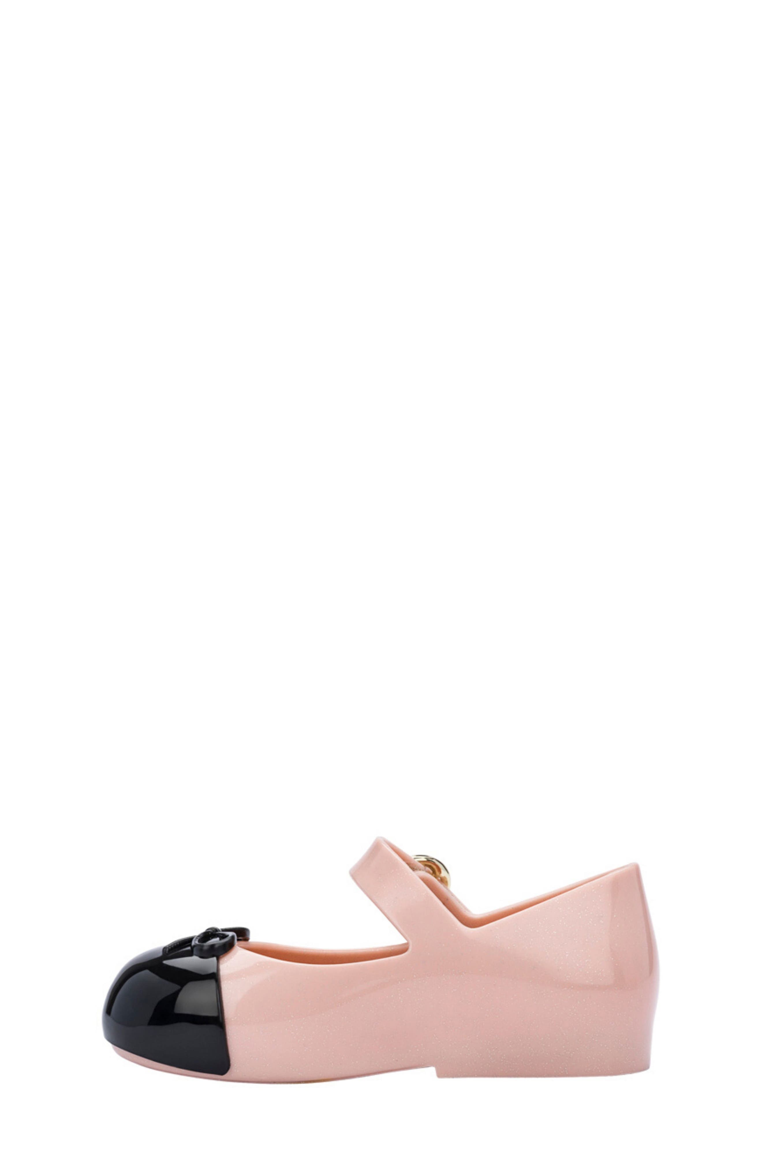 Sweet Love Flat, Alternate, color, GLITTER ROSE/ BLACK
