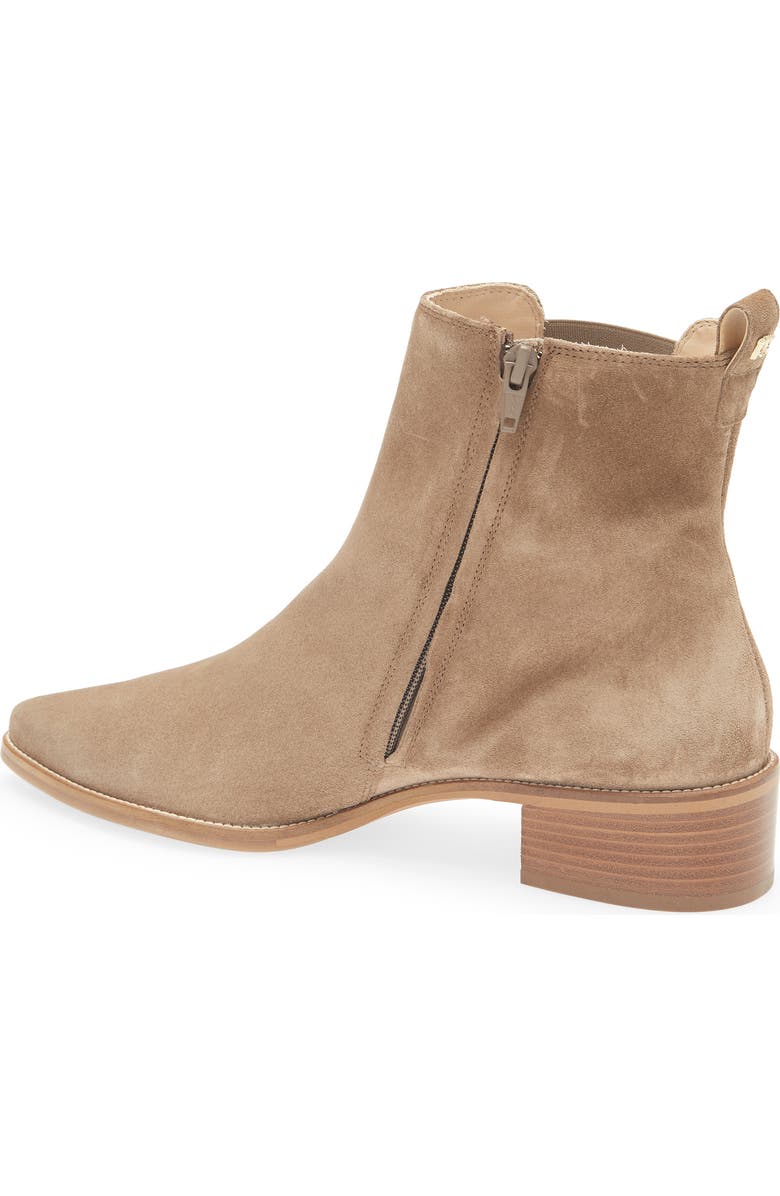 Paul Green Celina Pointed Toe Bootie, Alternate, color, Antelope Soft Suede