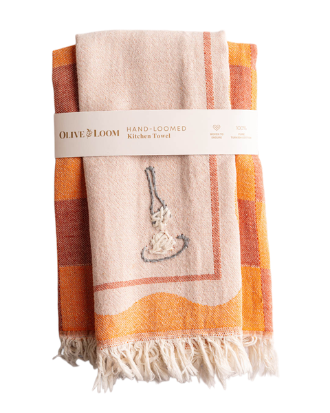 Hand Stitched Kitchen Towel Set