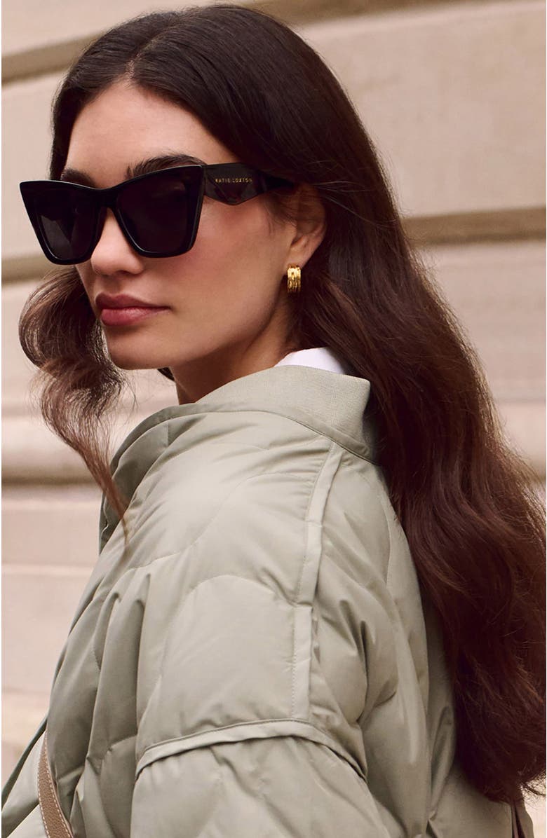 Katie Loxton Porto Sunglasses, Alternate, color, Black / Tortoiseshell