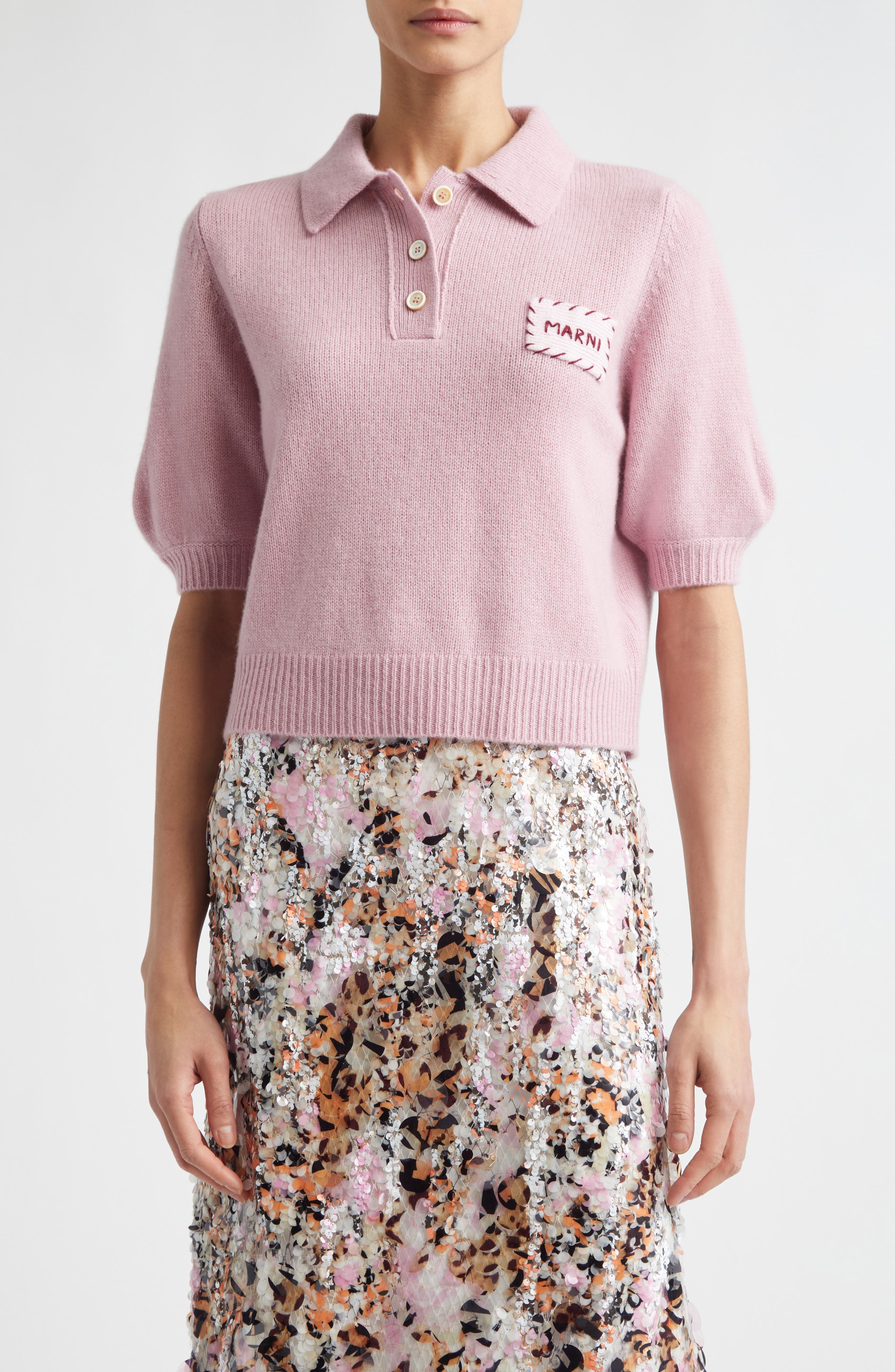 Mending Logo Cashmere Sweater - image 3
