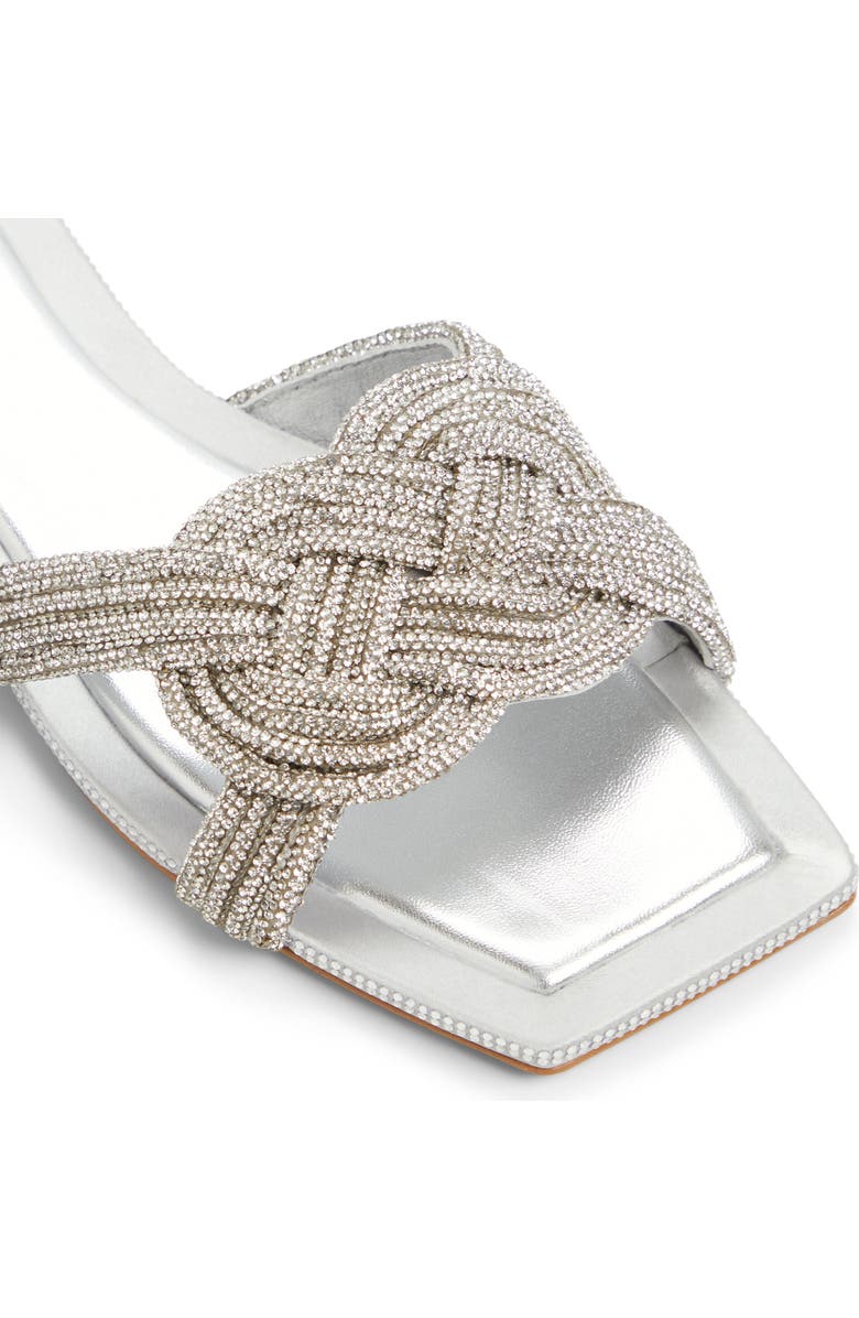 ALDO Karlina Slide Sandal, Alternate, color, Silver