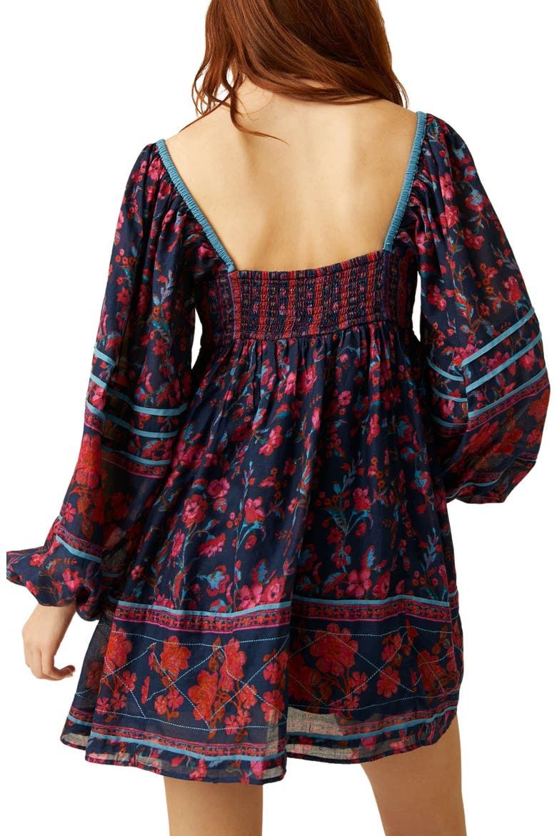 Endless Afternoon Print Long Sleeve Minidress, Alternate, color, MIDNIGHT COMBO