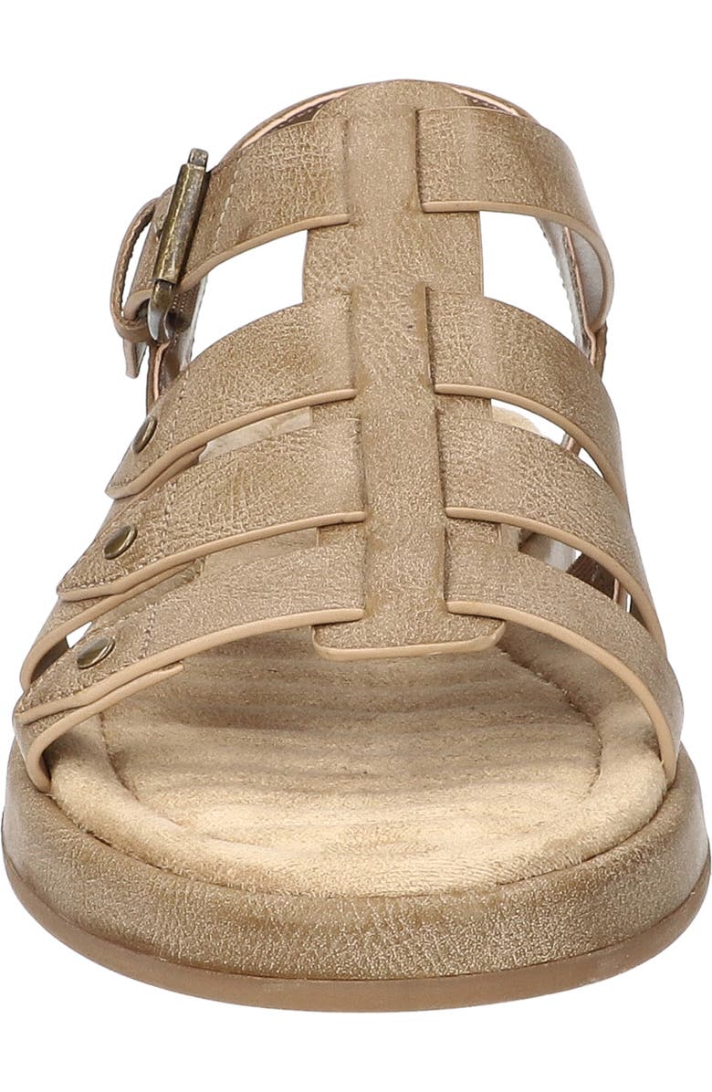 EASY STREET Chirp Quarter Strap Gladiator Sandal, Alternate, color, Taupe