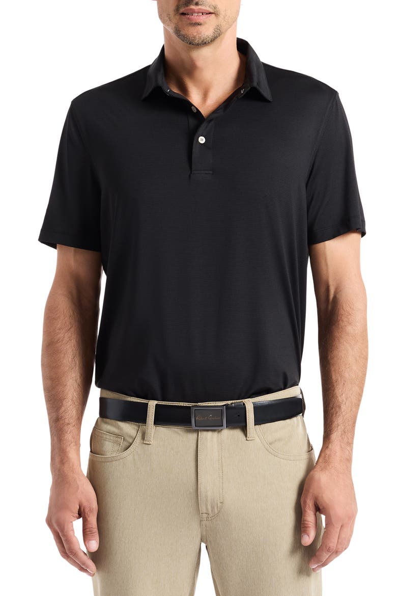 Canto Knit Polo, Main, color, BLACK