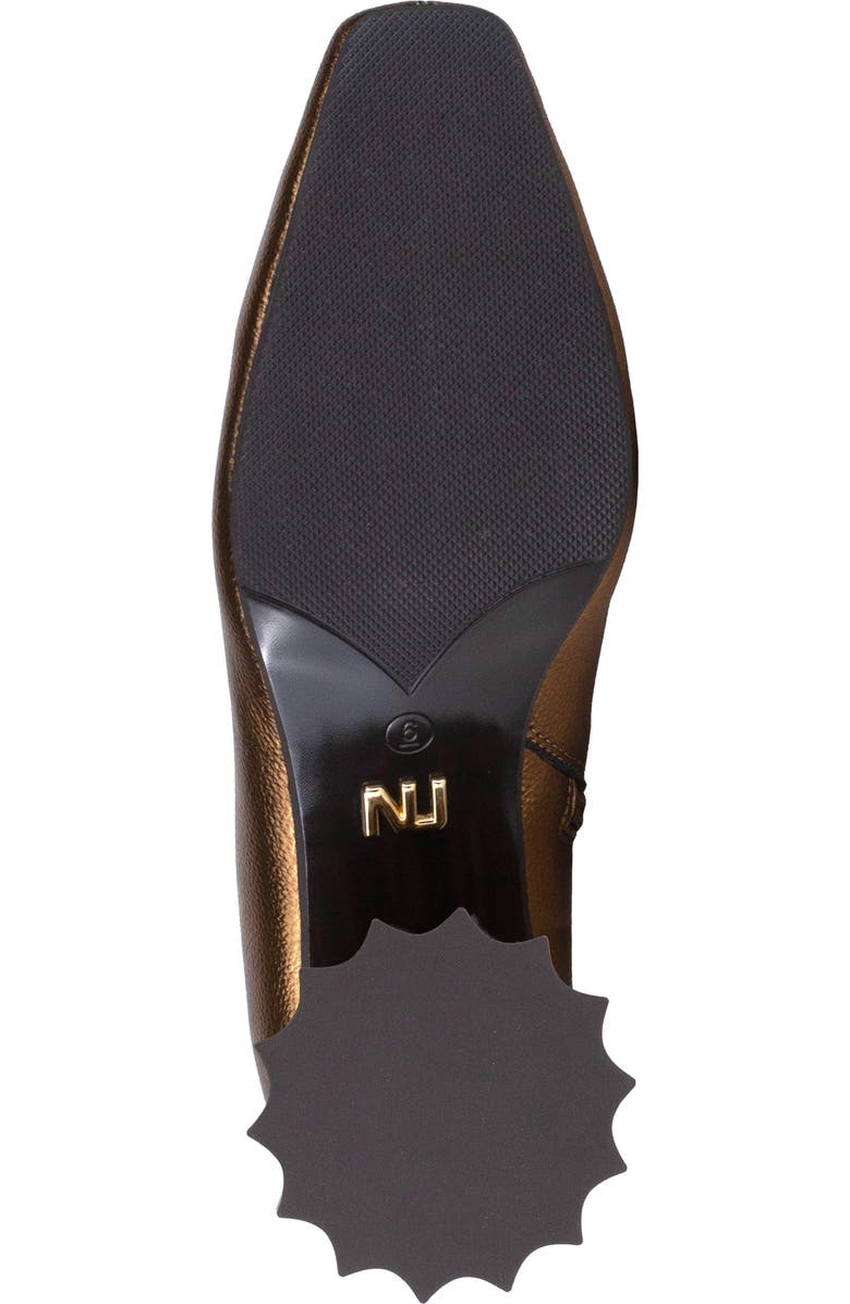 NINETY UNION Napoli Fluted Block Heel Boot, Alternate, color, Bronze